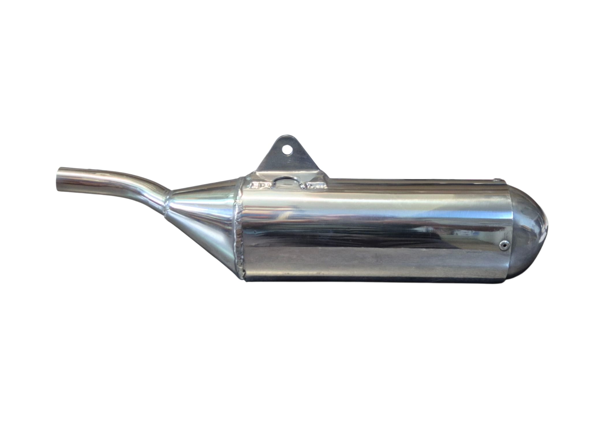 Silenciador Ovalado Aluminio Fantic 125 / 200 Delay Pro - Motor Mineralli - Imagen 1
