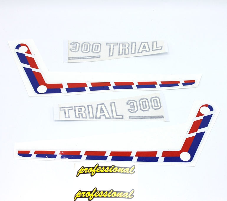 Adhesivos placas laterales aluminio FANTIC 300 - Imagen 1